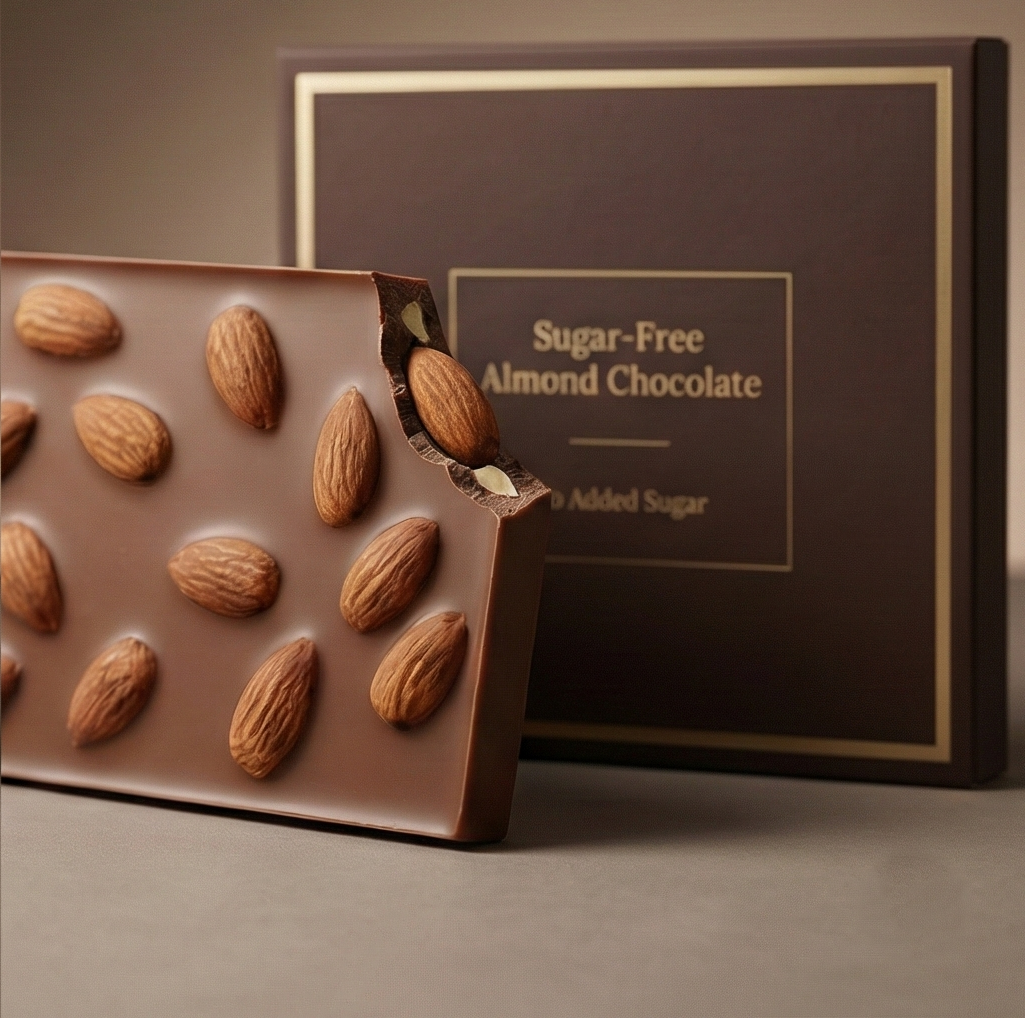 Sugar-Free Almond Chocolate - Image 3