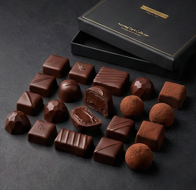 Dark Chocolate Assorted Box - Image 3