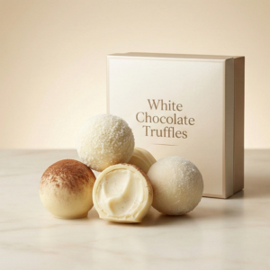 White Chocolate Truffle Box